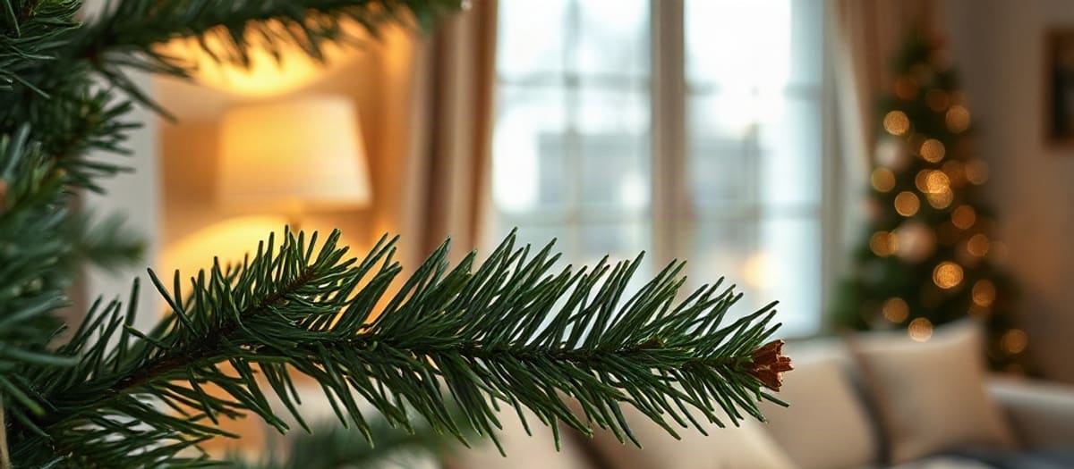 Sapin artificiel PVC ou PE : la différence à l’œil, au toucher et au prix